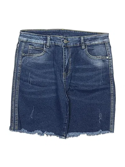 Pre-owned Unbranded Denim Shorts In Blue
