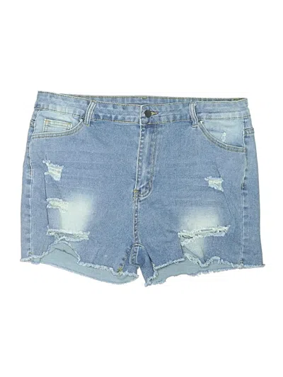 Pre-owned Unbranded Denim Shorts In Blue