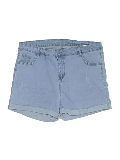Pre-owned Unbranded Denim Shorts In Blue