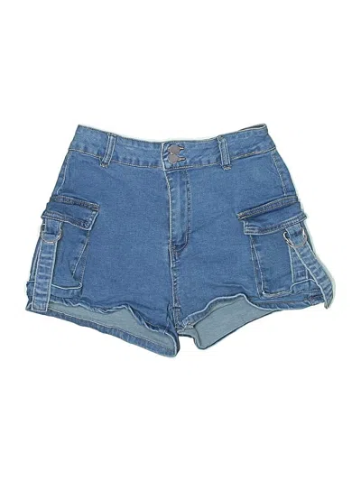 Pre-owned Unbranded Denim Shorts In Blue