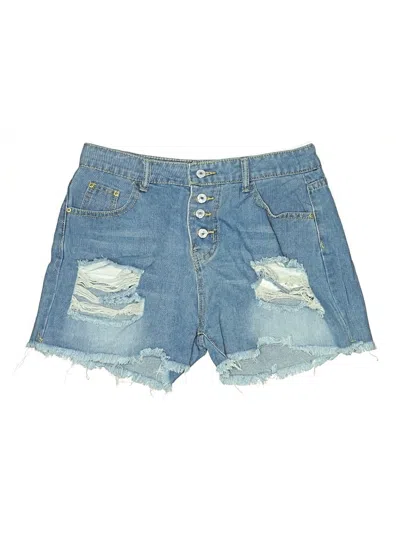 Pre-owned Unbranded Denim Shorts In Blue