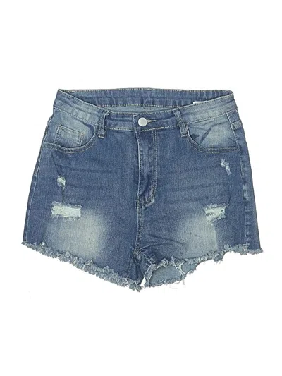 Pre-owned Unbranded Denim Shorts In Blue