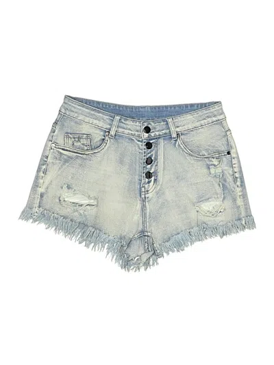 Pre-owned Unbranded Denim Shorts In Blue