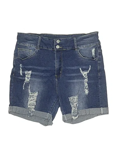 Pre-owned Unbranded Denim Shorts In Blue