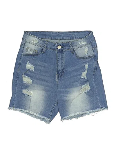 Pre-owned Unbranded Denim Shorts In Blue
