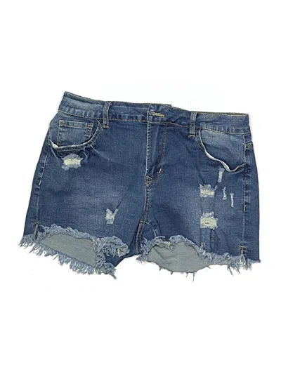 Pre-owned Unbranded Denim Shorts In Blue