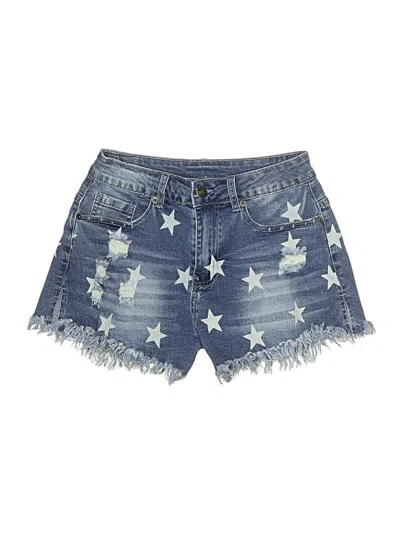 Pre-owned Unbranded Denim Shorts In Blue