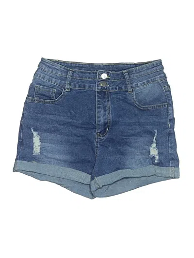 Pre-owned Unbranded Denim Shorts In Blue