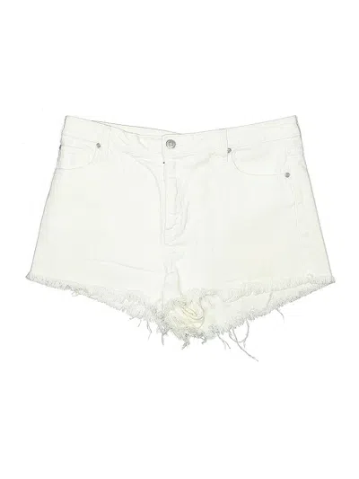 Pre-owned Unbranded Denim Shorts In White