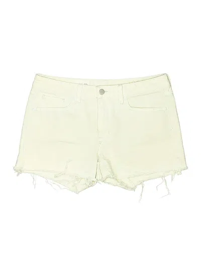 Pre-owned Unbranded Denim Shorts In White
