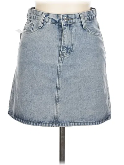 Unbranded Denim Skirt In Blue