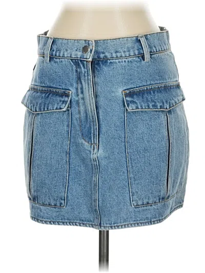 Pre-owned Unbranded Denim Skirt In Blue