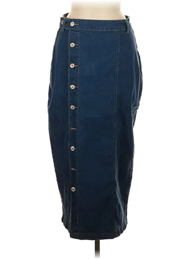 Unbranded Denim Skirt In Blue
