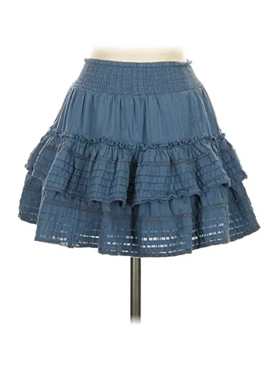 Pre-owned Unbranded Denim Skirt In Blue