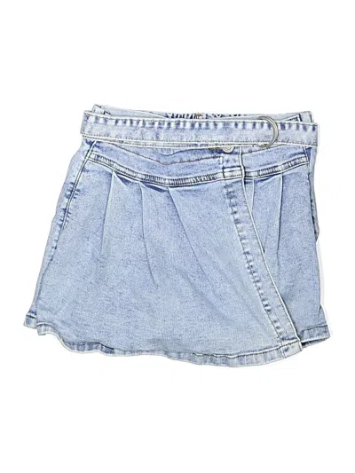 Pre-owned Unbranded Kids' Denim Skirt In Blue