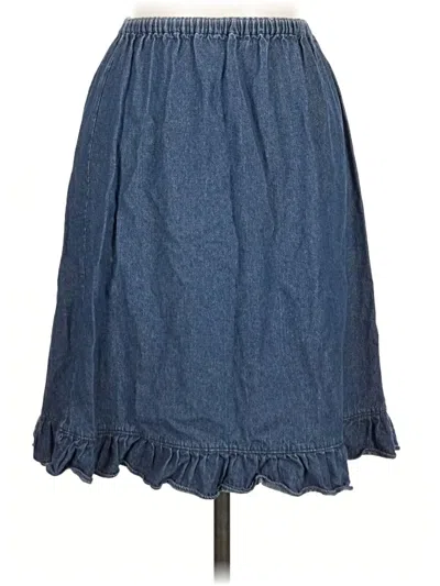 Pre-owned Unbranded Denim Skirt In Blue