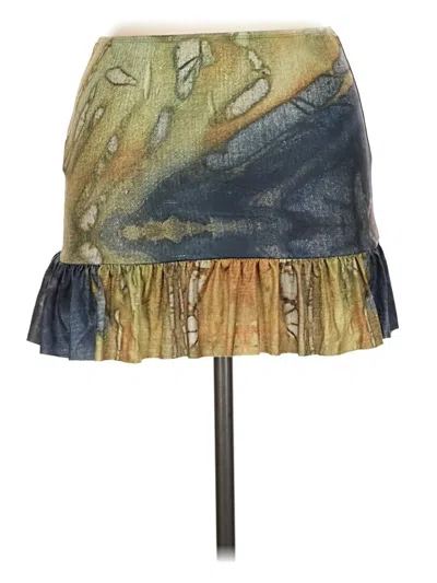 Pre-owned Unbranded Denim Skirt In Blue