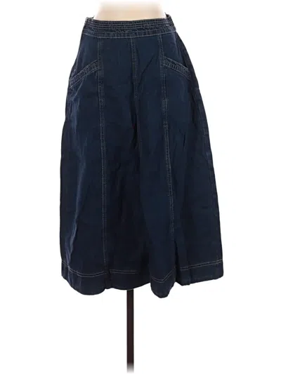 Pre-owned Unbranded Denim Skirt In Blue
