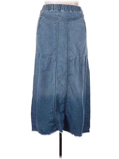 Pre-owned Unbranded Denim Skirt In Blue