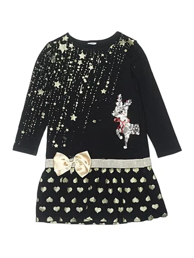 Pre-owned Unbranded Kids' Dress In Black