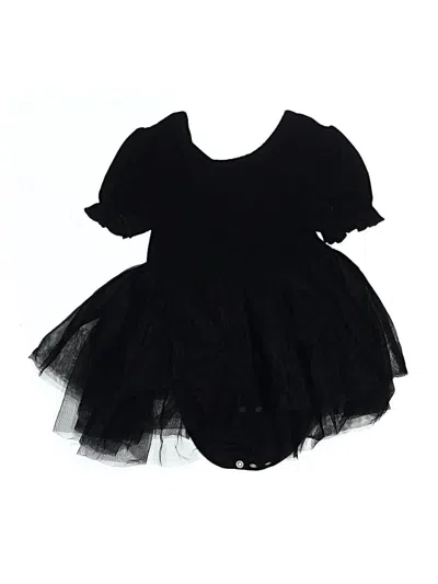 Pre-owned Unbranded Kids' Dress In Black