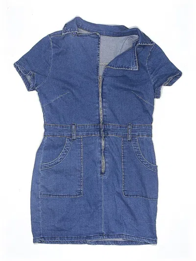 Pre-owned Unbranded Kids' Dress In Blue