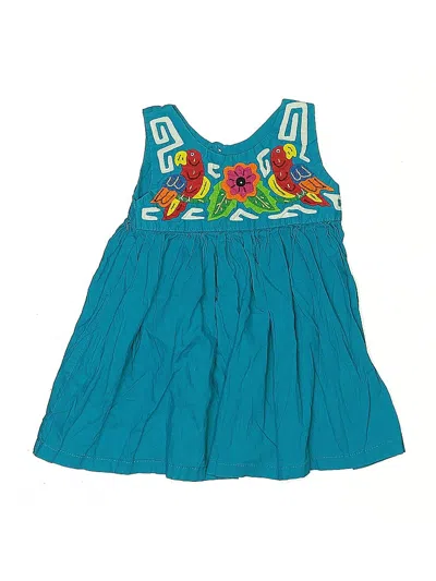 Pre-owned Unbranded Kids' Dress In Blue