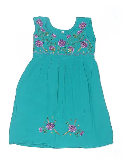 Pre-owned Unbranded Kids' Dress In Blue