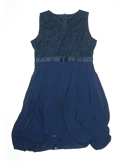 Pre-owned Unbranded Kids' Dress In Blue