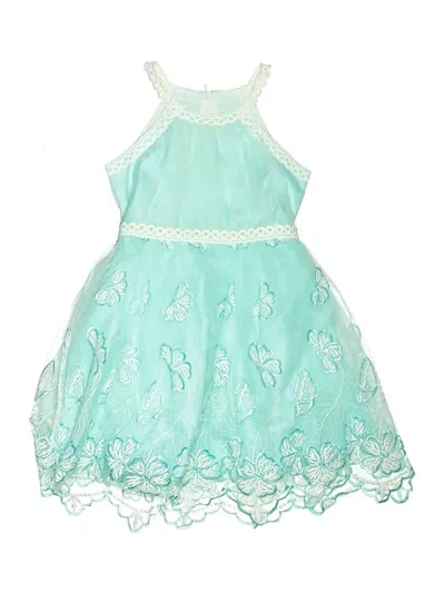 Pre-owned Unbranded Kids' Dress In Blue