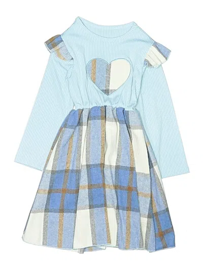 Pre-owned Unbranded Kids' Dress In Blue