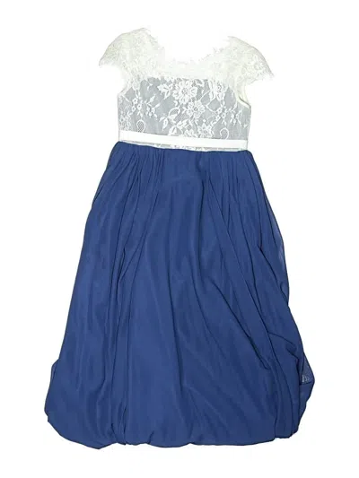 Pre-owned Unbranded Kids' Dress In Blue