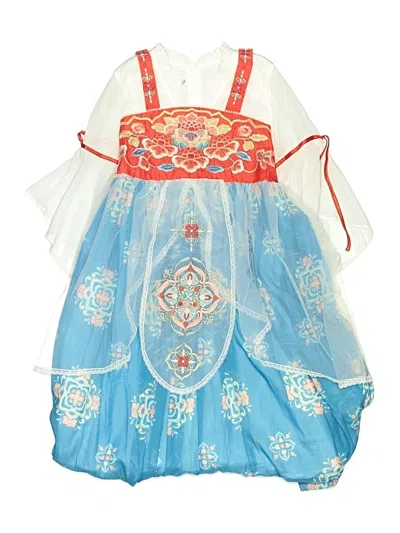 Pre-owned Unbranded Kids' Dress In Blue