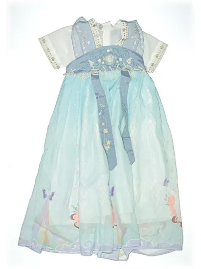 Pre-owned Unbranded Kids' Dress In Blue