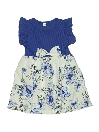 Pre-owned Unbranded Kids' Dress In Blue
