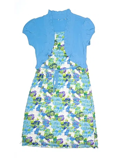 Pre-owned Unbranded Kids' Dress In Blue