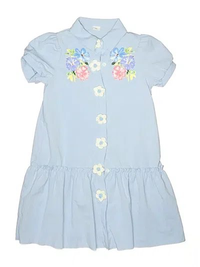 Pre-owned Unbranded Kids' Dress In Blue