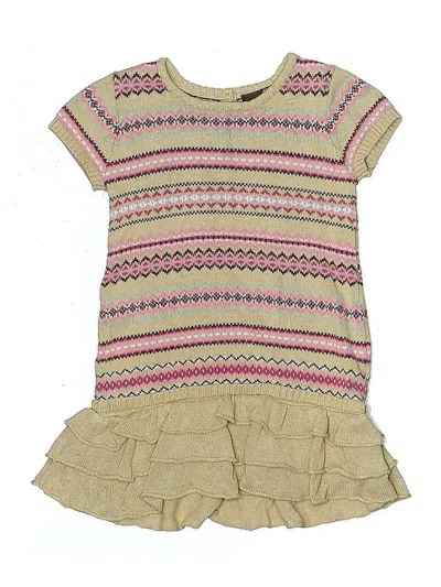 Pre-owned Unbranded Kids' Dress In Brown