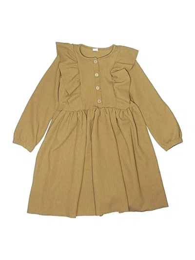 Pre-owned Unbranded Kids' Dress In Brown