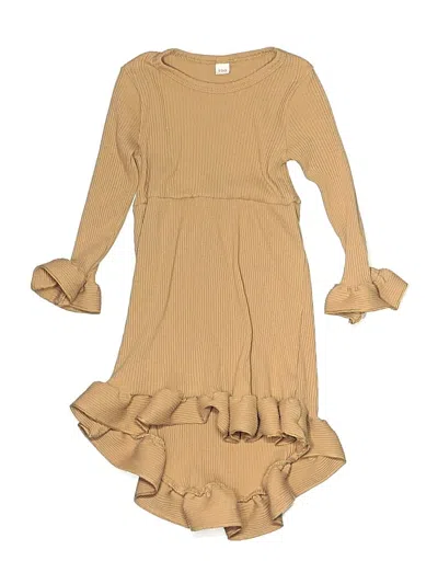 Pre-owned Unbranded Kids' Dress In Brown