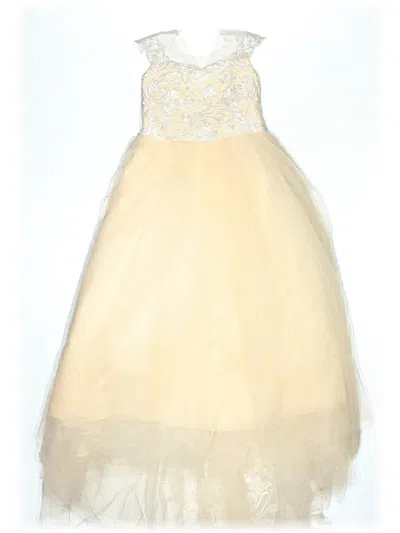 Pre-owned Unbranded Kids' Dress In Brown