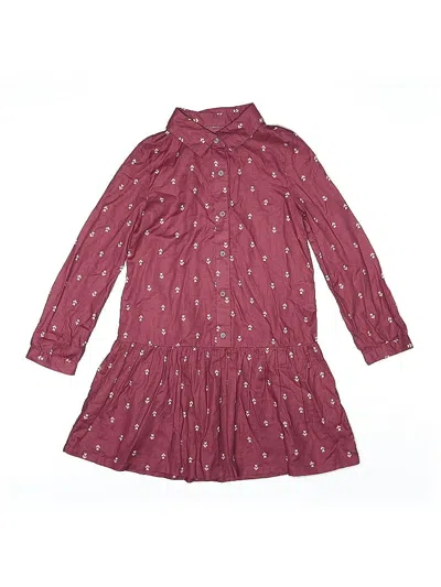 Pre-owned Unbranded Kids' Dress In Burgundy