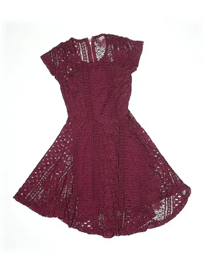 Pre-owned Unbranded Kids' Dress In Burgundy