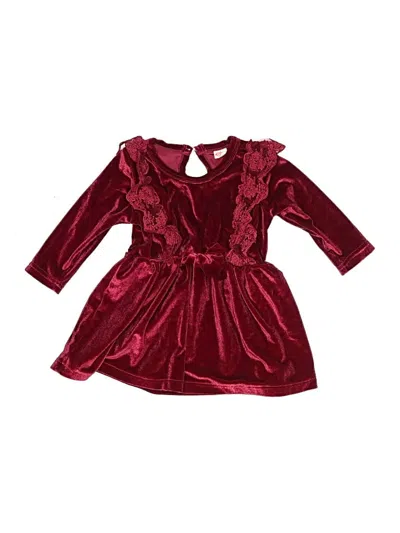 Pre-owned Unbranded Babies' Dress In Burgundy