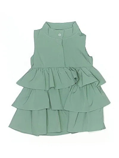 Pre-owned Unbranded Kids' Dress In Green