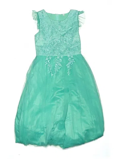 Pre-owned Unbranded Kids' Dress In Green