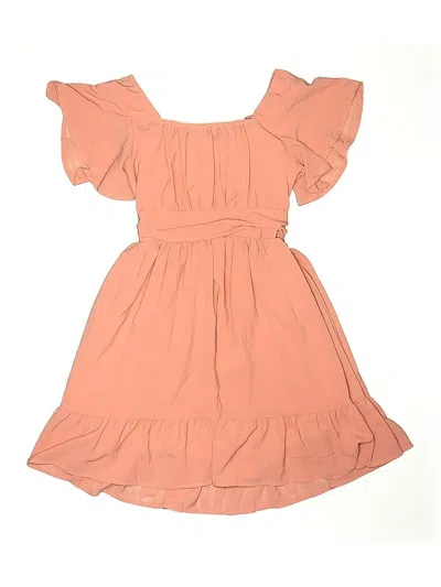 Pre-owned Unbranded Kids' Dress In Orange
