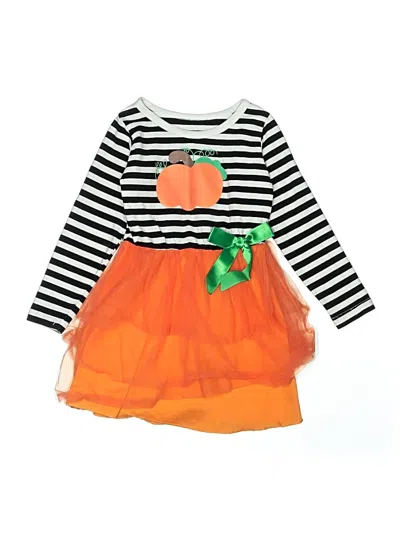 Pre-owned Unbranded Kids' Dress In Orange