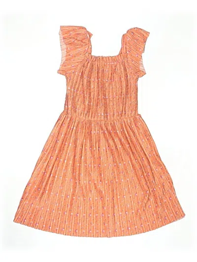 Pre-owned Unbranded Kids' Dress In Orange
