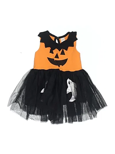 Pre-owned Unbranded Kids' Dress In Orange